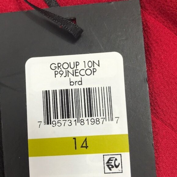 DKNY Pleated Two-tone Satin-crepe Mid Skirt Plus - Picture 6 of 11